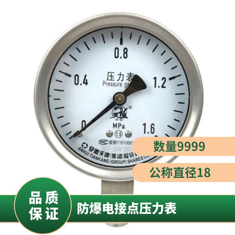 規(guī)格齊全指針式螺紋\/法蘭不銹鋼支持防爆電接點壓力表