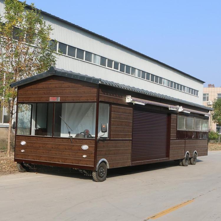 億品香餐車廠家廣州批量小吃車8米長車內(nèi)用餐車加長餐車