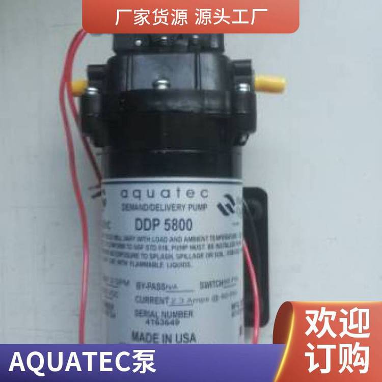 AQUATECDDP5800小型水泵隔膜泵5853-8V12-B718