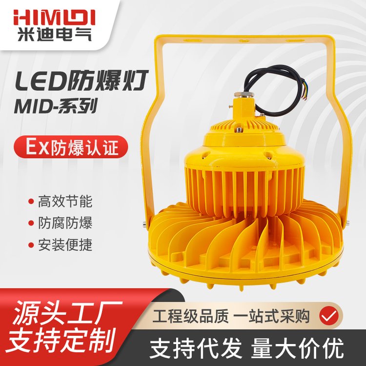 隔爆型LED防爆照明彎燈平臺燈護(hù)欄燈低壓DC12V\/24V\/36V外貿(mào)出口
