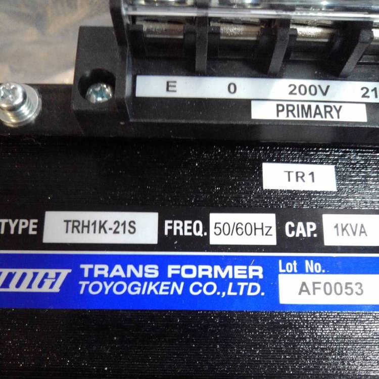 日本TOGI東洋技研TRH2.5K-41S單相干式變壓器供應(yīng)中