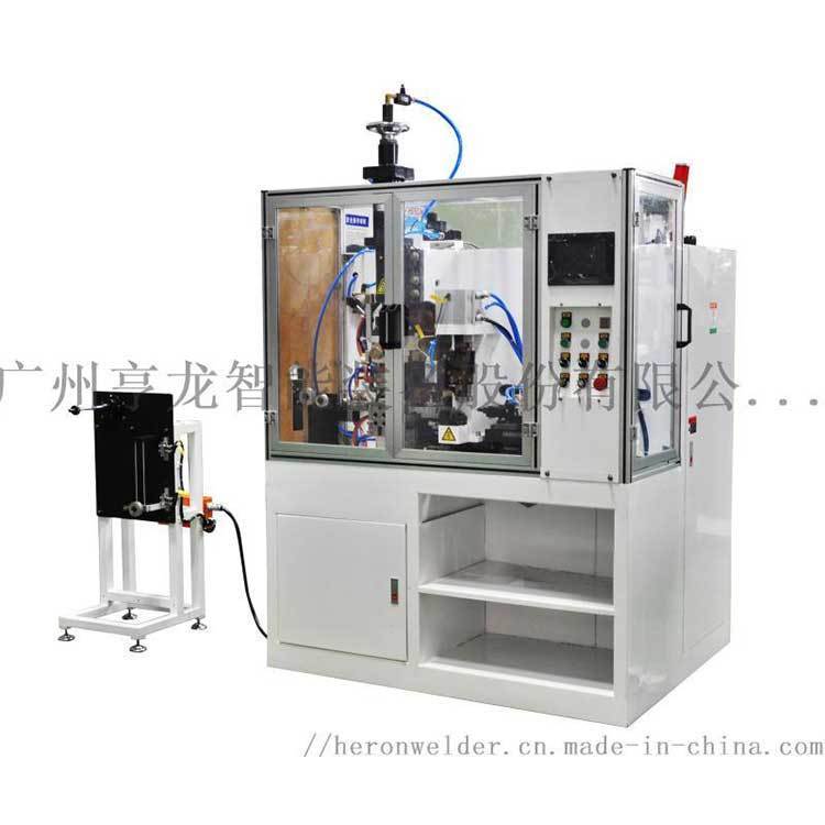 亨龍智能自動焊機50KVA銅編織線自動焊接剪切機銅編織線焊接低壓電氣制造亨龍電阻焊設備廠商