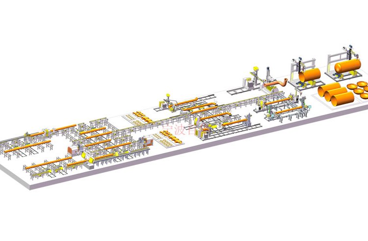 智能化管道預制車間及自動化管道預制生產(chǎn)線先進、高效