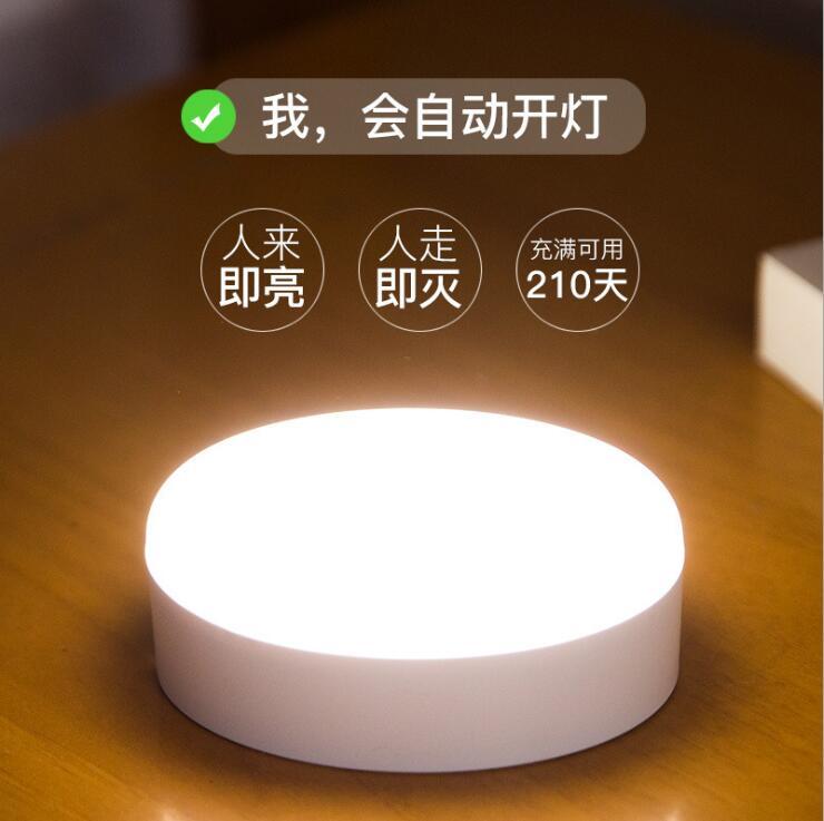 好美led家用充電床頭燈地攤創(chuàng)意戶外露營禮口定制人體感應(yīng)小夜燈