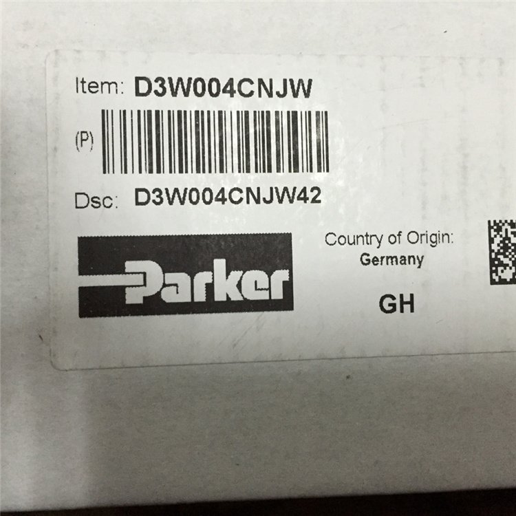 parker電磁換向閥D3W004CNJW派克D3W系列全國供應