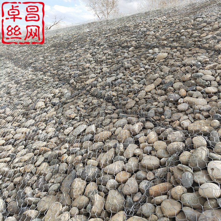 生態(tài)護(hù)岸格賓石籠2×1×1鉛絲籠拋石護(hù)坡河道治理鍍鋅固濱籠