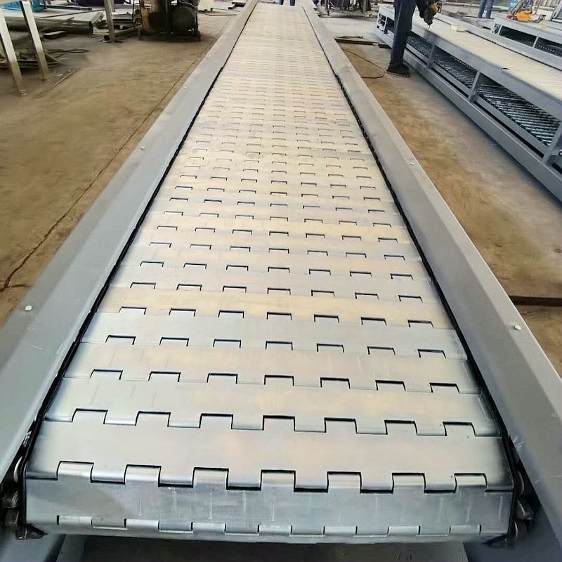 加工房車拖箱板式輸送機馬車箱重載型鏈板傳送線承接各種流水線