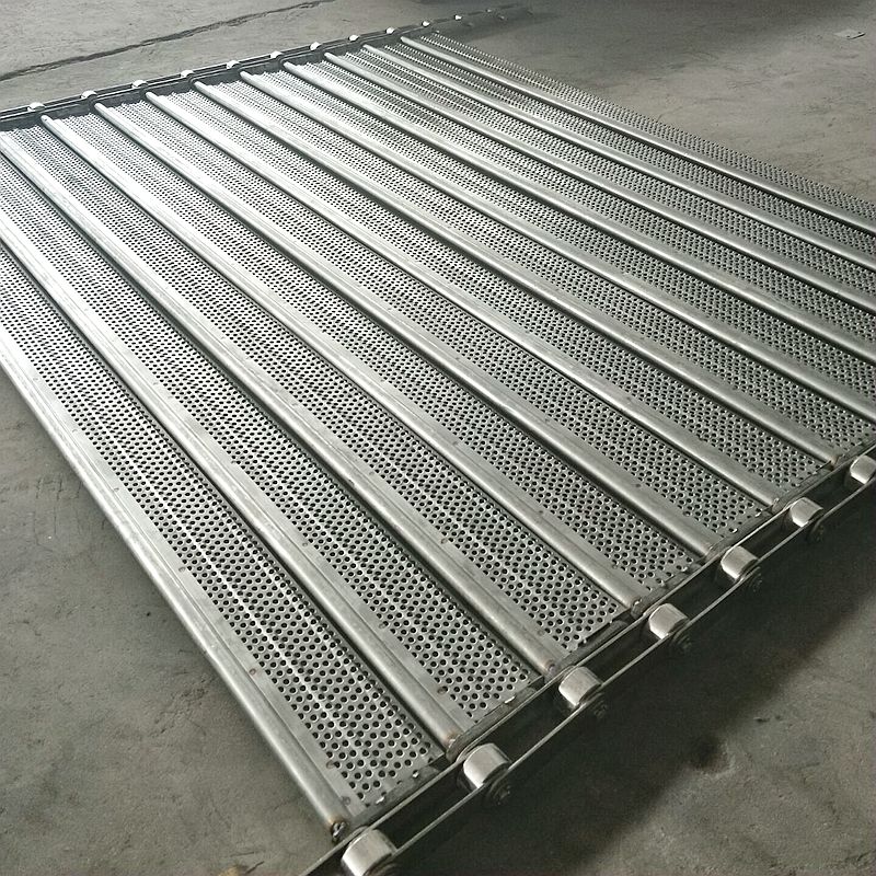 重型污泥烘干機翻板鏈板高溫濕泥用不銹鋼活動鏈板輸送帶定制加工