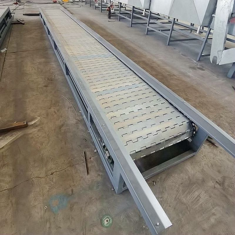 供應(yīng)金屬鋼筋方管方鋼輸送機(jī)重載型高溫鏈板輸送線永利烘干直供