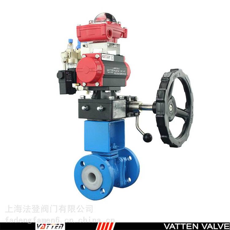 球閥氣動襯氟球閥電動全襯氟法蘭球閥法登VATTENVALVES