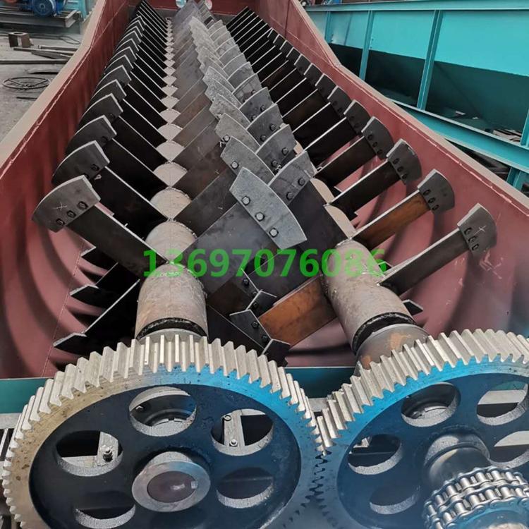 螺旋槳片擦洗砂石設備洗砂洗礦機雙螺旋洗礦機山砂洗砂設備