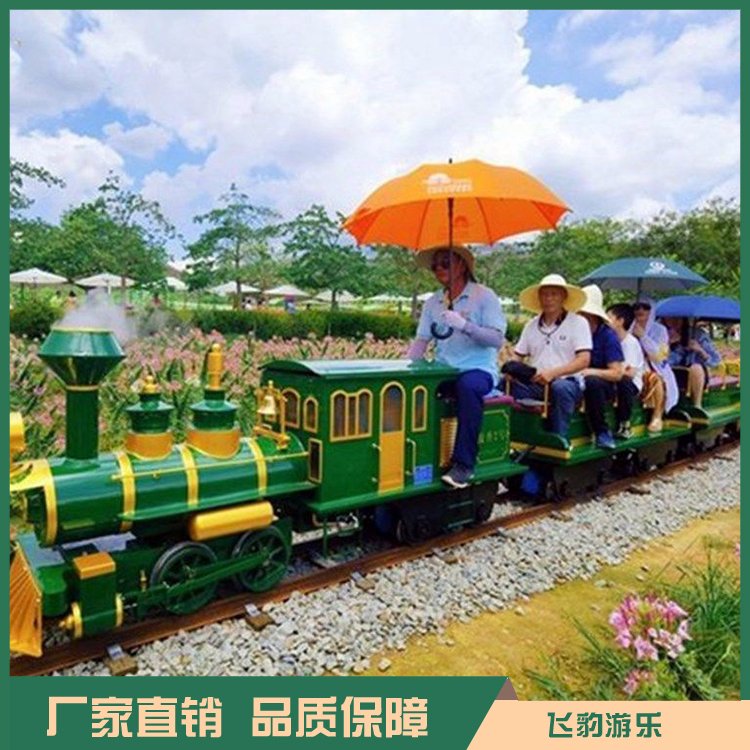 景區(qū)農(nóng)莊網(wǎng)紅親子觀光車兒童電動軌道小火車可坐人游樂設備定制