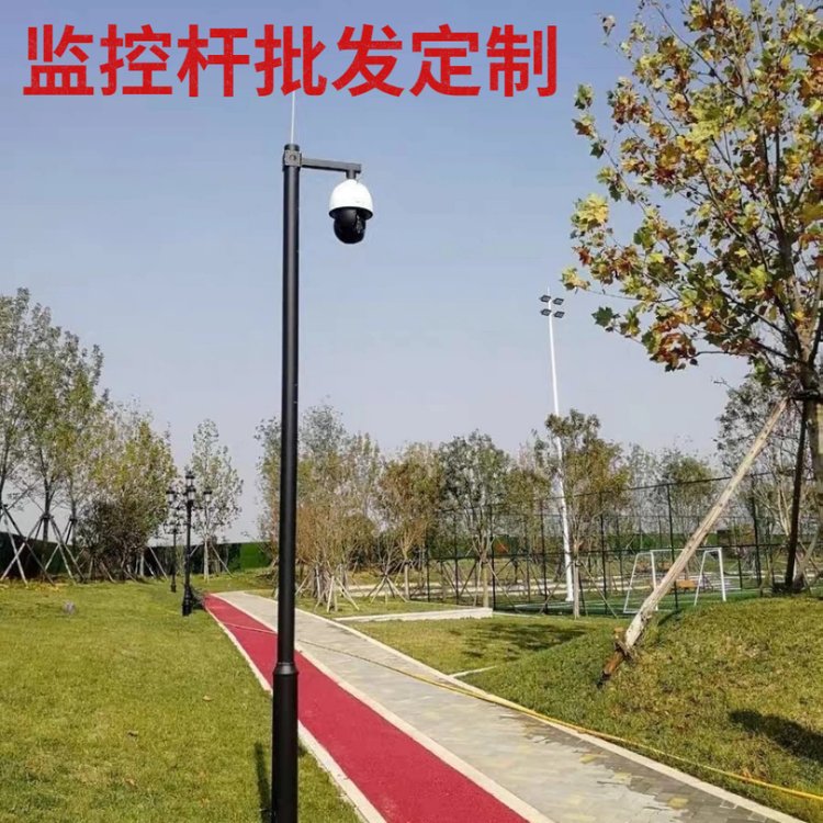 交通路口監(jiān)控立桿小區(qū)戶外電子信號燈桿道路安防監(jiān)控桿