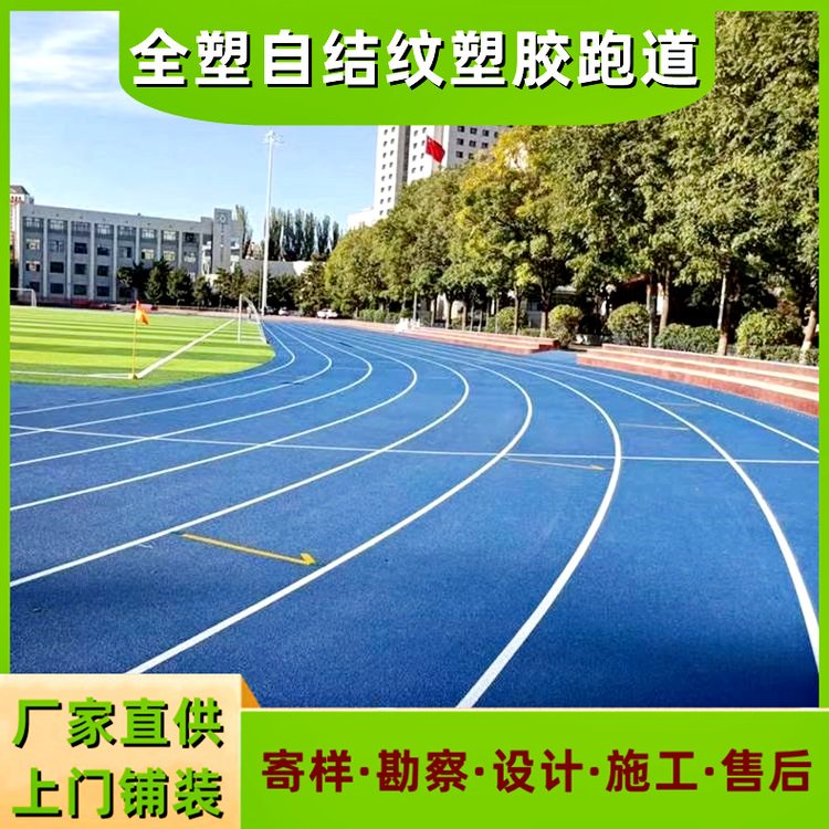 彈性PU全塑型混合型運動場跑道聚氨酯塑膠面層材料廠運動地板