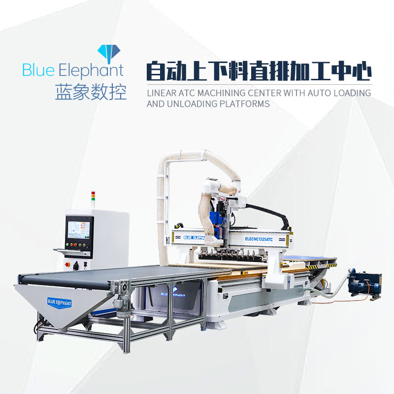 藍象全自動上下料數控開料機全屋定制家具生產設備提高加工效率
