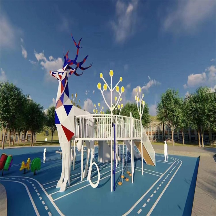 公園戶外廣場(chǎng)非標(biāo)定制游樂設(shè)施孩樂堡廠家直接供應(yīng)