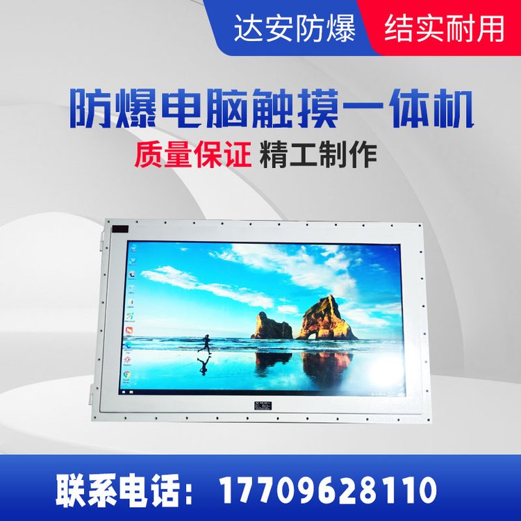 防爆電腦觸摸一體機顯示器IIB碳鋼不銹鋼非標定制石油化工戶外用