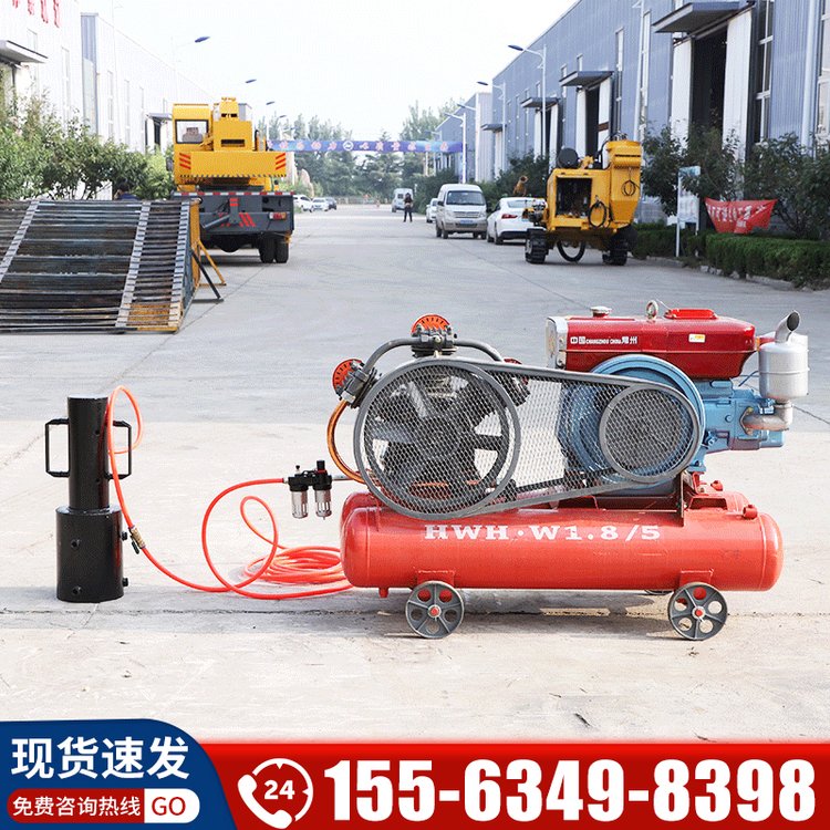 公路防汛打樁機(jī)農(nóng)場(chǎng)防護(hù)工程機(jī)械果園防汛道路防護(hù)打樁機(jī)