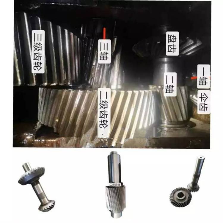 顆粒機(jī)變速機(jī)全套配件減速機(jī)齒輪齒軸傘齒匯鑫齒輪箱配件原廠