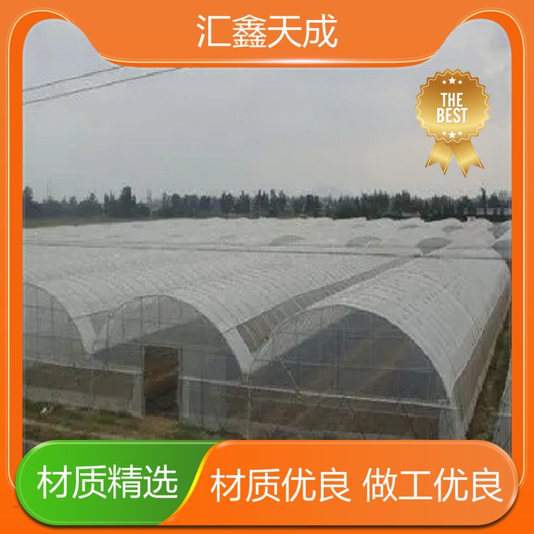 匯鑫天成農(nóng)用連棟大棚薄膜美觀大方光照好無土栽培種植