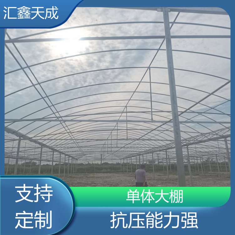 匯鑫天成骨架薄膜連棟大棚農(nóng)業(yè)專用維護簡單保溫性好