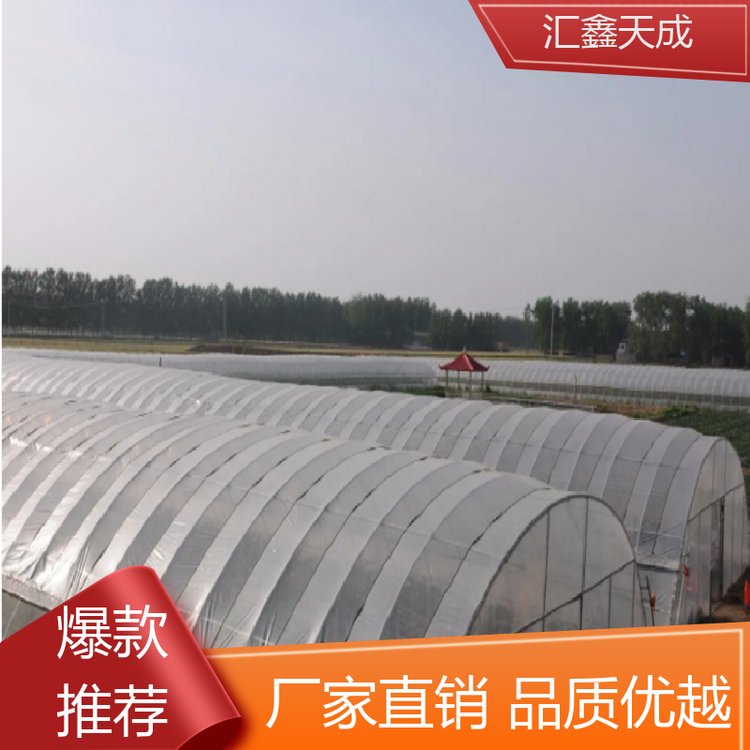 匯鑫天成內(nèi)遮陽連棟大棚骨架有助于保溫?zé)o土栽培種植