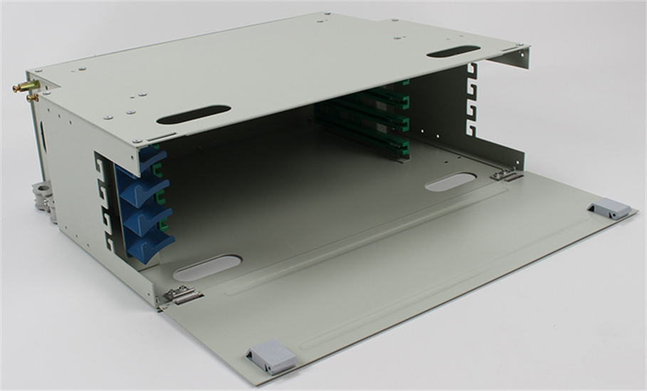 48芯ODF單元箱機架式48口ODF子框19英寸光纖配線架