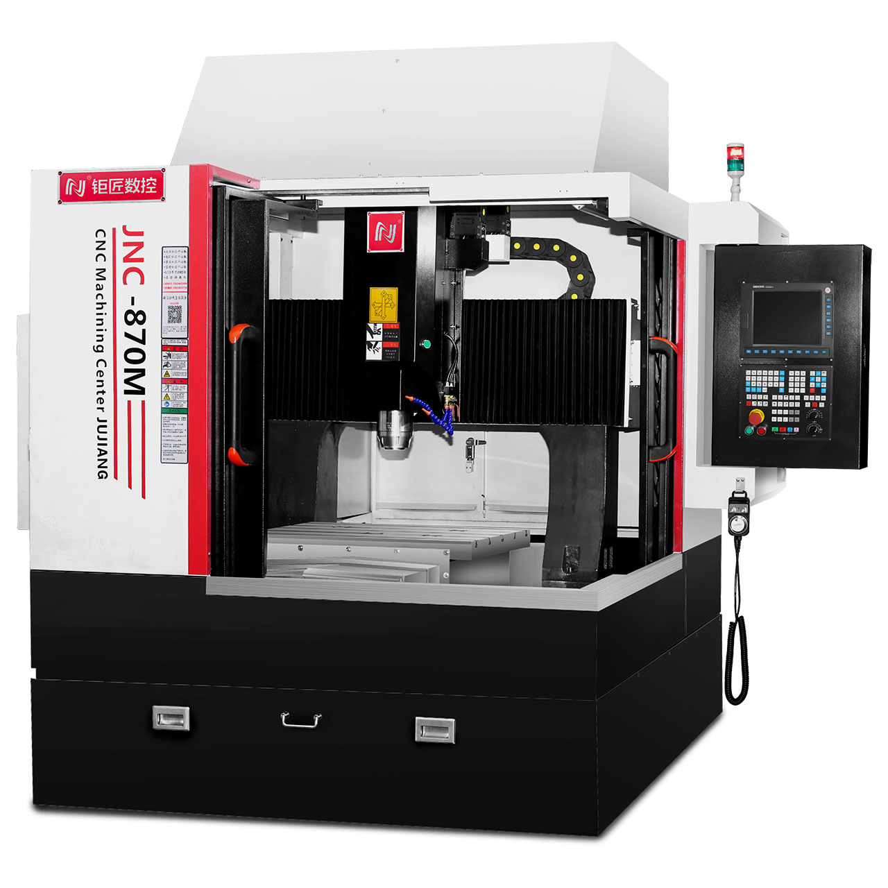 jnc870m高速雕銑加工中心cnc數(shù)控機床鋁合金吸塑鋁膜精密雕銑加工