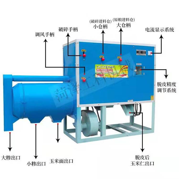 小型全自動玉米打糝機