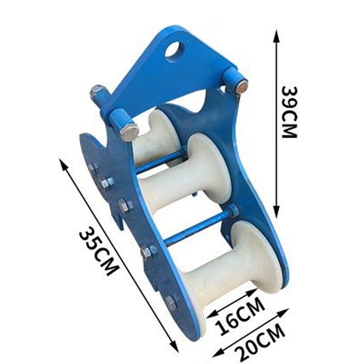 拉電纜滑輪放線滑輪左右橋架滑車吊輪管口轉(zhuǎn)角滑子三聯(lián)鋼輪尼龍輪