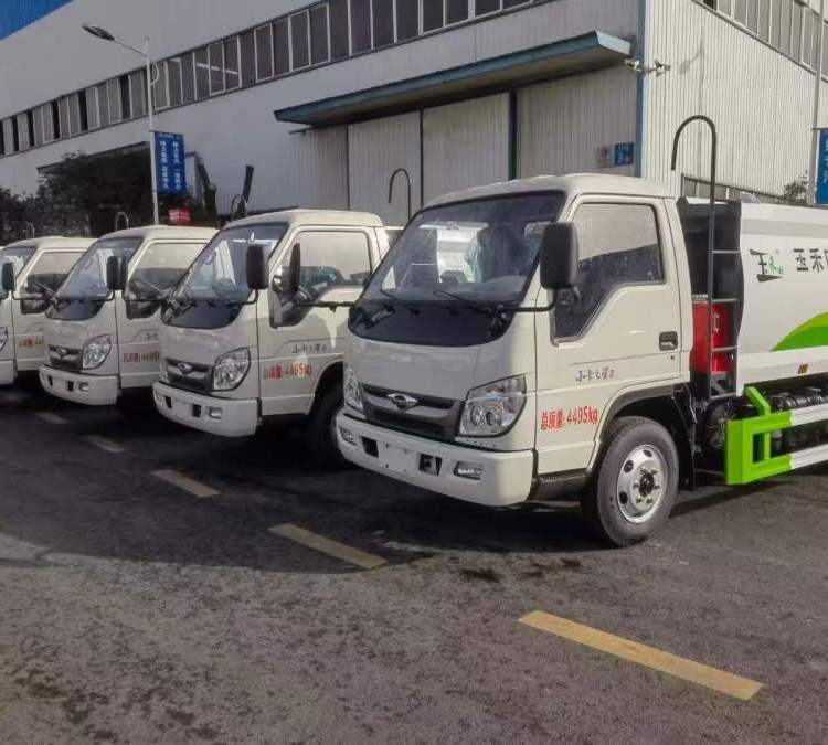 小型壓縮垃圾車街道垃圾清運車福田小卡之星箱體滿焊安全省力