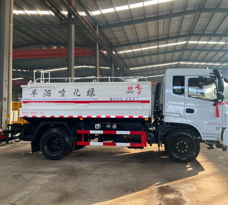東風(fēng)隨專12方灑水車高端品質(zhì)多功能綠化噴灑車園林噴灑降塵