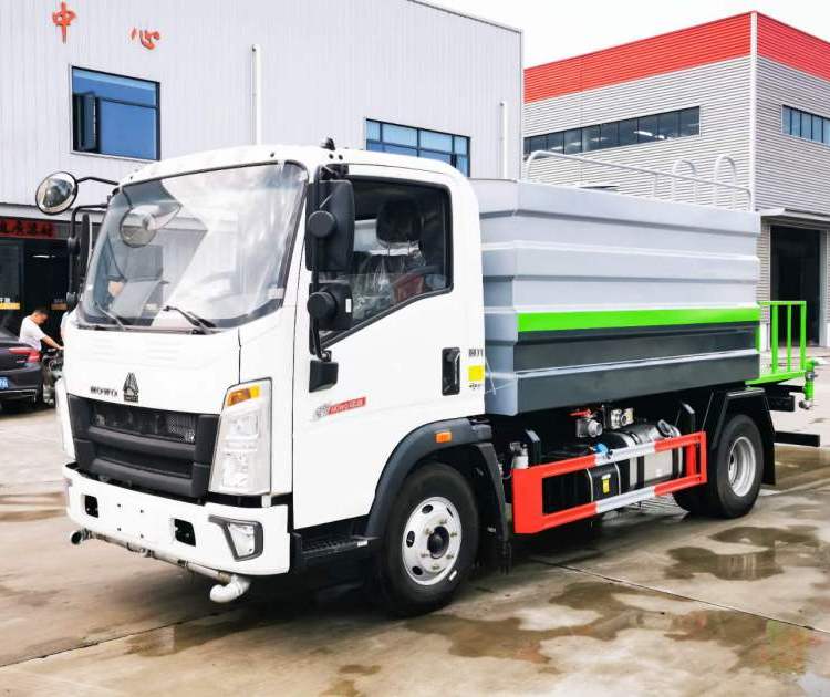 國六重汽藍牌多功能抑塵車可當7方灑水車使用豪沃輕卡