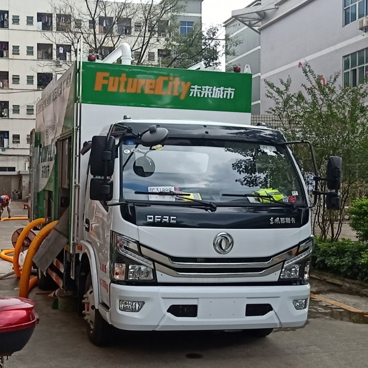 推薦新型凈化吸糞車高壓疏通吸污車