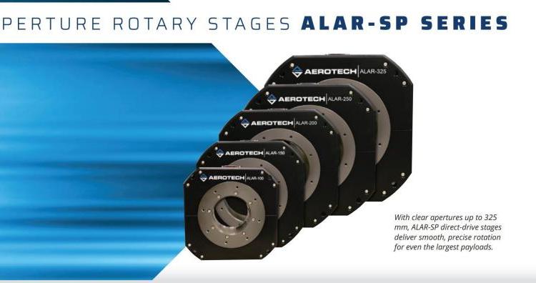 原裝進(jìn)口AerotechALAR-SP大孔徑旋轉(zhuǎn)分度臺(tái)定位精度±2角秒