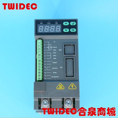 TWIDEC合泉TH系列單相全數(shù)字智能SCR電力調(diào)整器TH-1-4-060-P