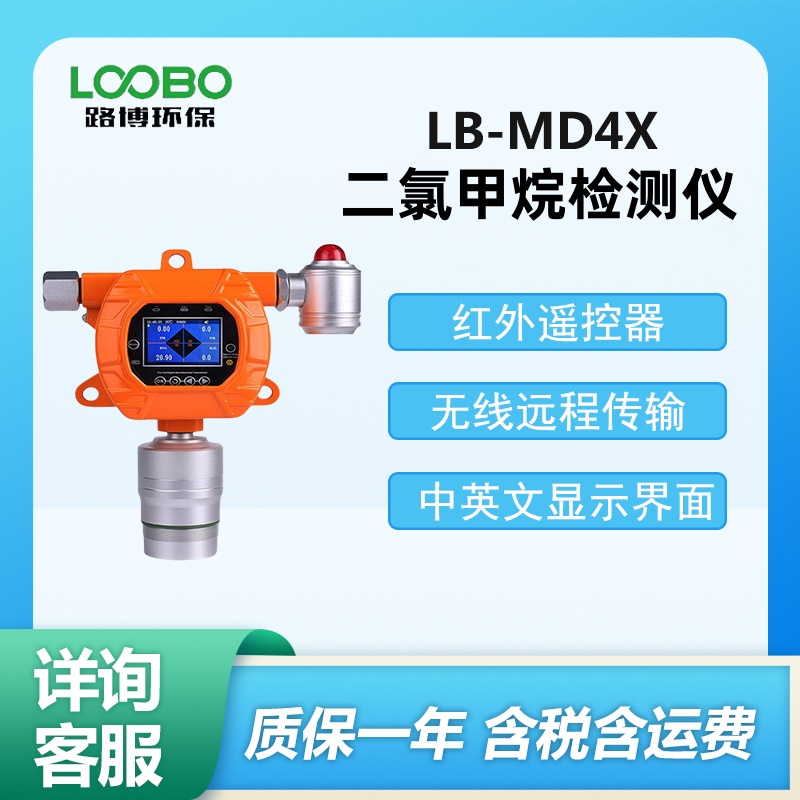 LB-MD4X固定式二氯甲烷檢測儀紅外CH2CL2氣體濃度報警器