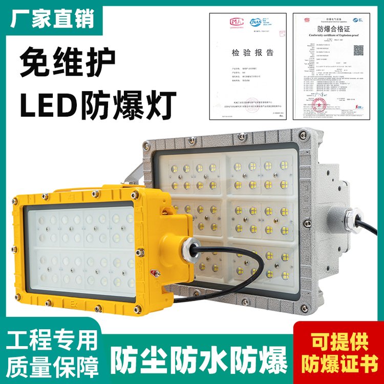 BFC免維護(hù)LED防爆燈具BTC8115A海洋王方形防爆燈100W150W