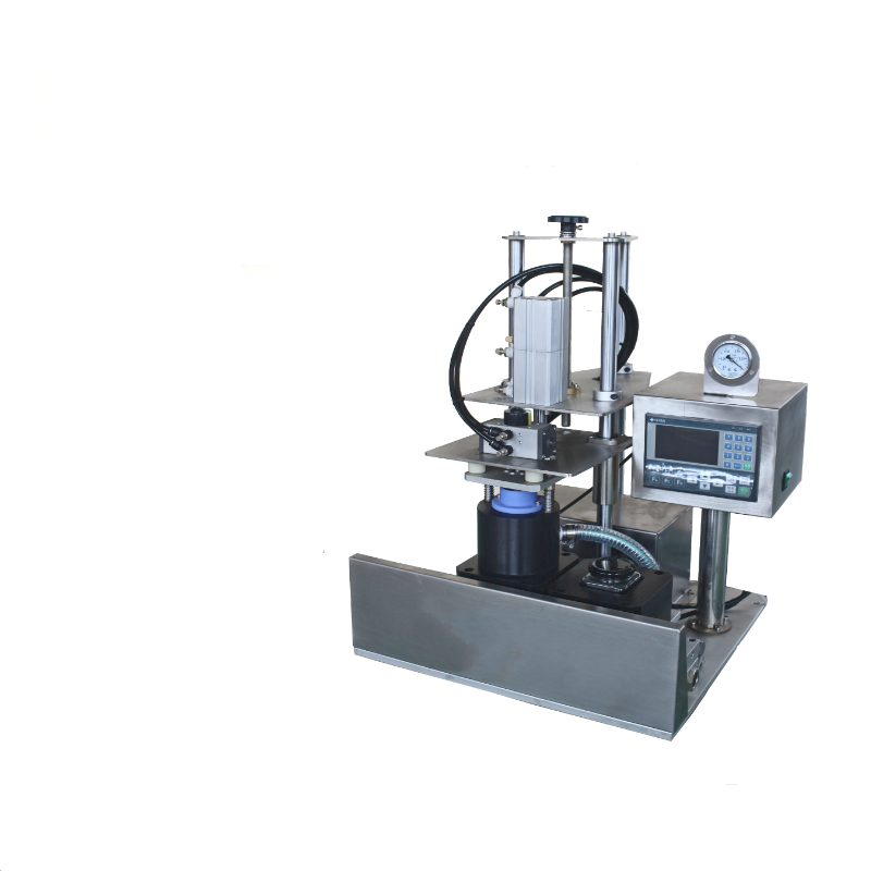 鼎冠牌雙工位XG450型氣動醬料真空旋蓋機辣椒醬牛肉醬真空封口機