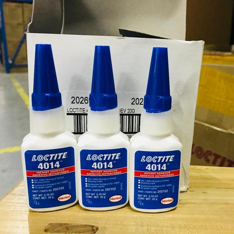 漢高樂泰醫(yī)療級瞬間膠體溫計loctite4014瞬干膠激光儀快干膠粘劑