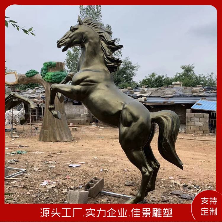 大型鑄銅馬雕塑景觀銅雕奔馬校園廣場裝飾動物擺件