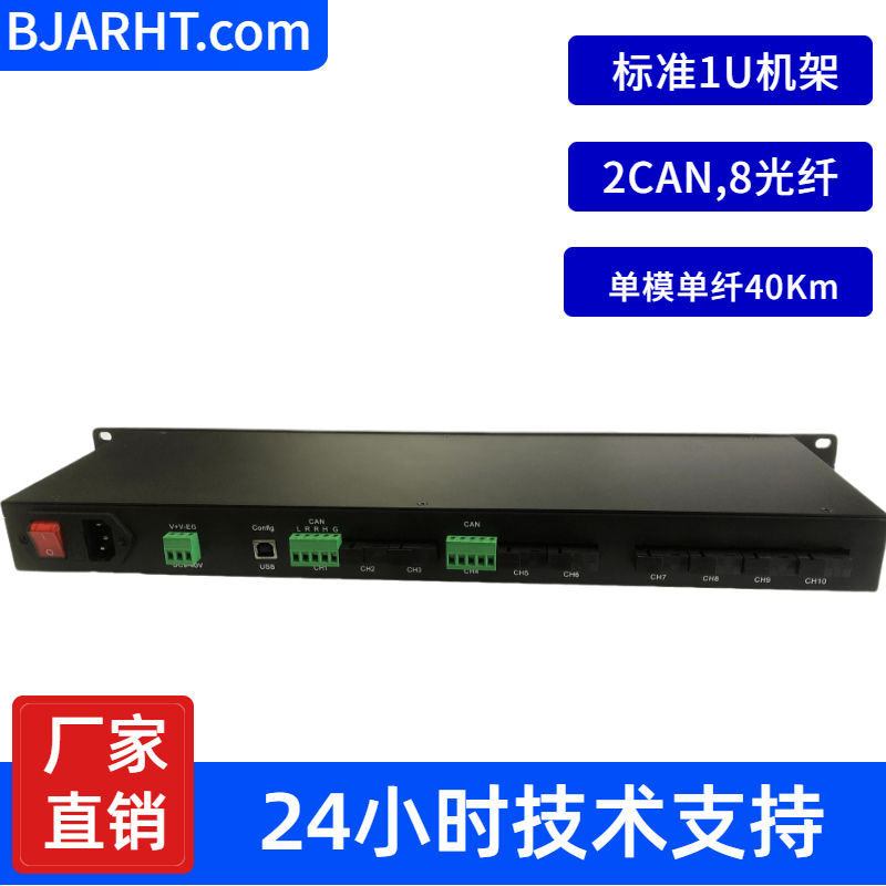 CAN光纖信號集線模塊AF8S2具備數(shù)據(jù)加密功能安融互通