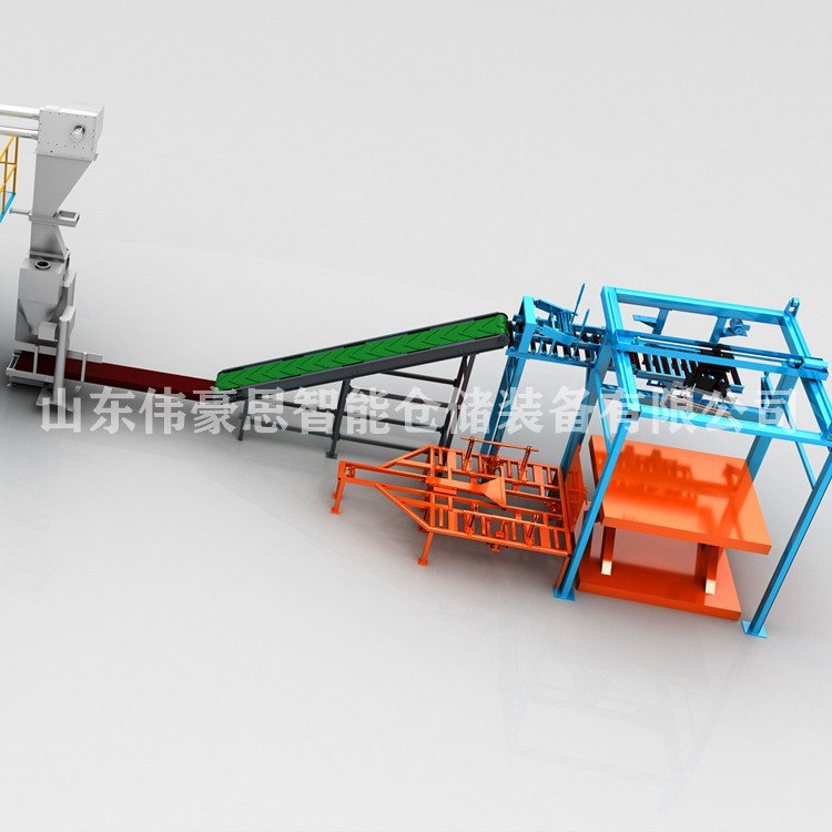 袋料自動高位碼垛機飼料自動碼垛機設(shè)備全自動碼垛機制造