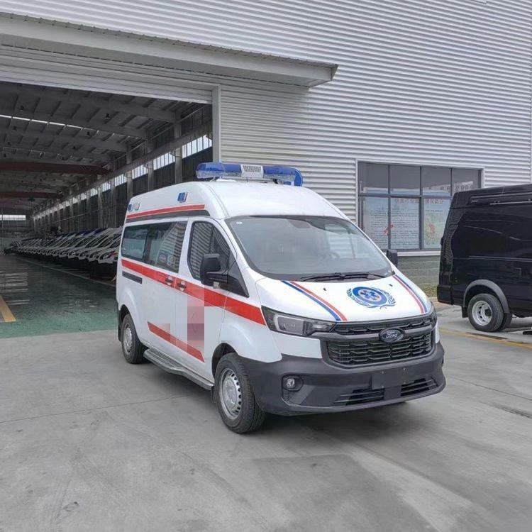 新款福特V362長軸高頂監(jiān)護型救護車負壓型急救車工廠可包上戶送車