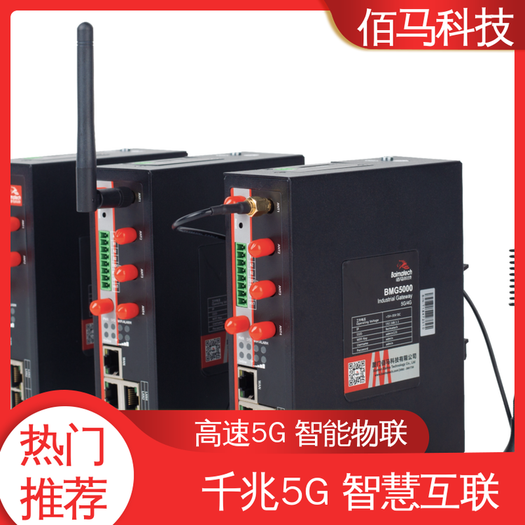 佰馬科技2路RS4855000型集中采集無線傳輸物聯(lián)網(wǎng)5G網(wǎng)關(guān)