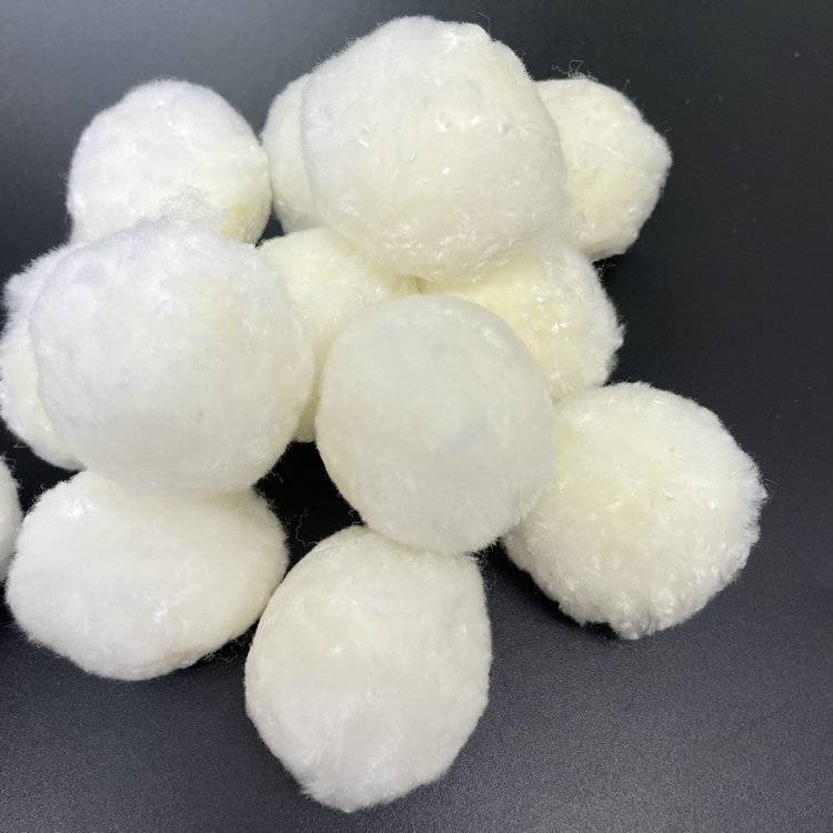 工業(yè)鋼廠廢水處理用纖維球?yàn)V料35mm規(guī)格纖維濾材