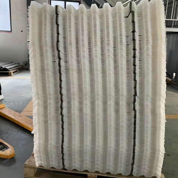pp材質(zhì)六角形蜂窩斜管填料0.8mm厚度定制蜂窩管