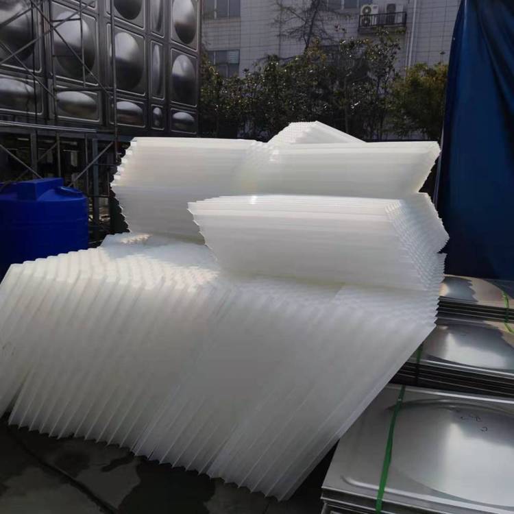 污水廠沉淀池蜂窩斜管孔徑Φ80mm、厚0.8-1.0mm六角斜管填料