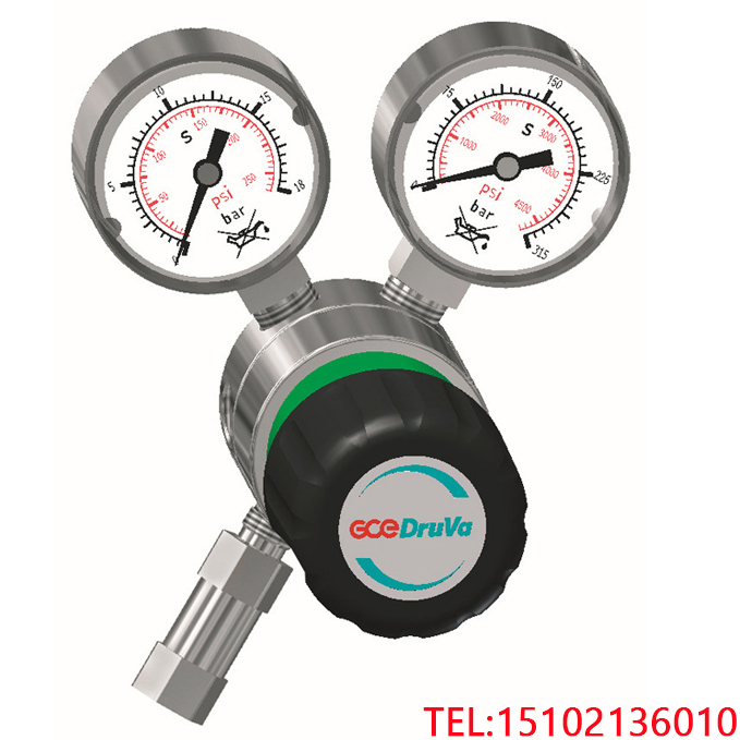 德國GCEDruva全系列產(chǎn)品高壓不銹鋼半自動(dòng)切換鋼瓶雙表減壓閥