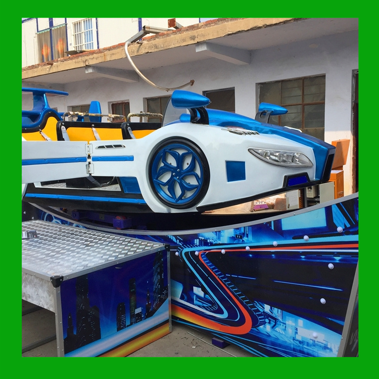 飛機(jī)款式彎月飄車游樂設(shè)備公園極速飛車新型訂制